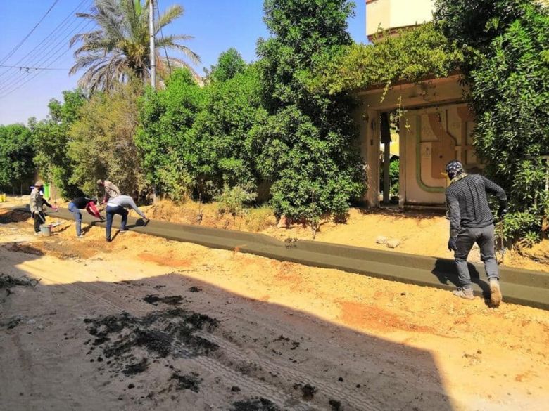 مديرية البلدية تباشر بتأهيل خمسة شوارع فرعية في حي الإمام علي (عليه السلام)