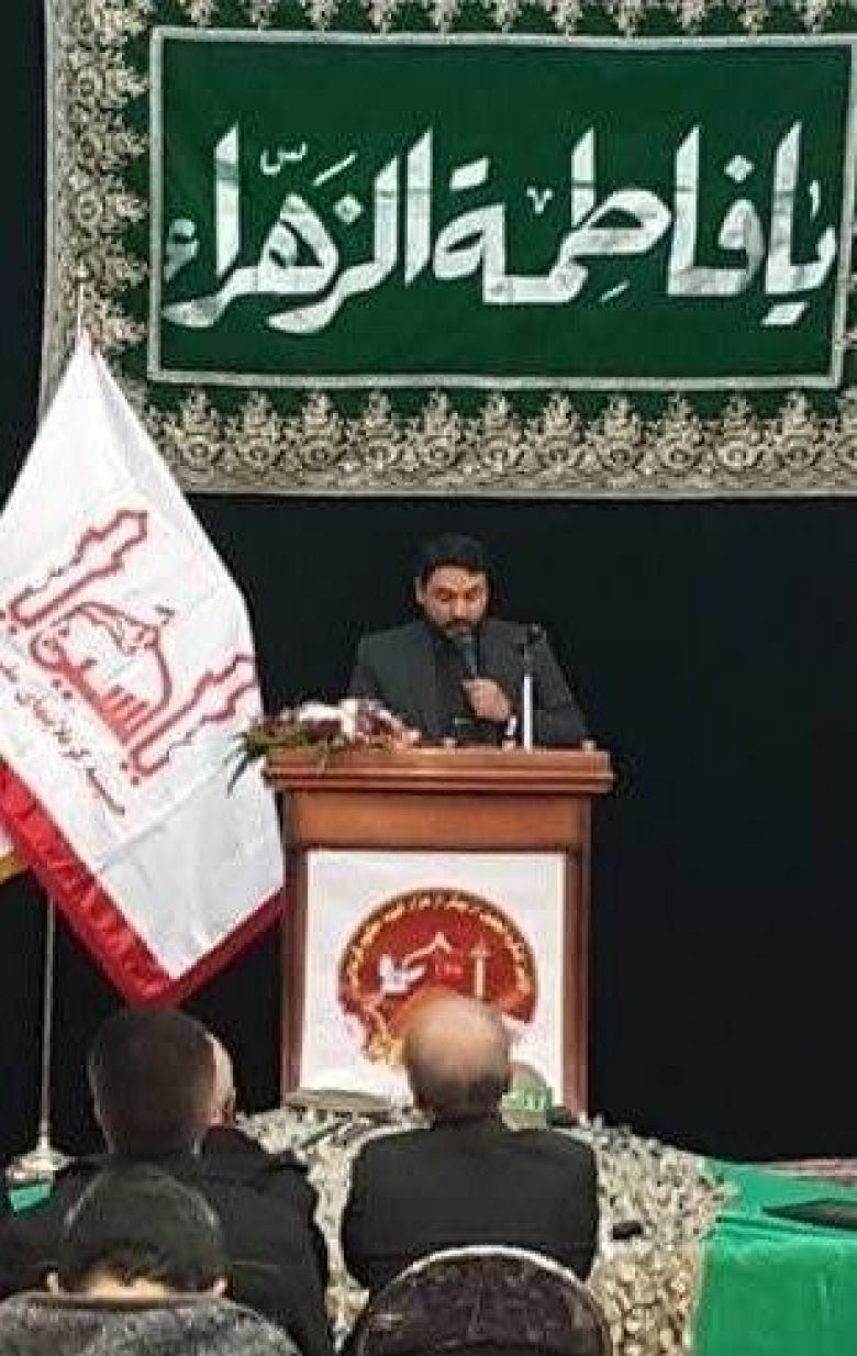 ممثل مديرية شهداء كربلاء يشارك بحفل تأبيني للشهداء في طهران