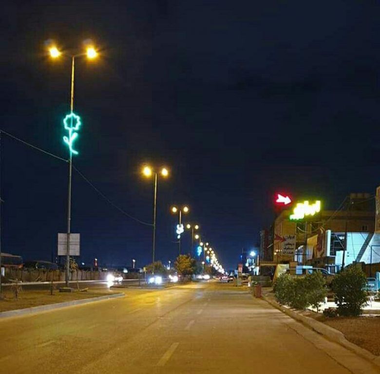 كربلاء.. إنجاز أعمال إنارة شارع مدخل (الخيرات) في الهندية