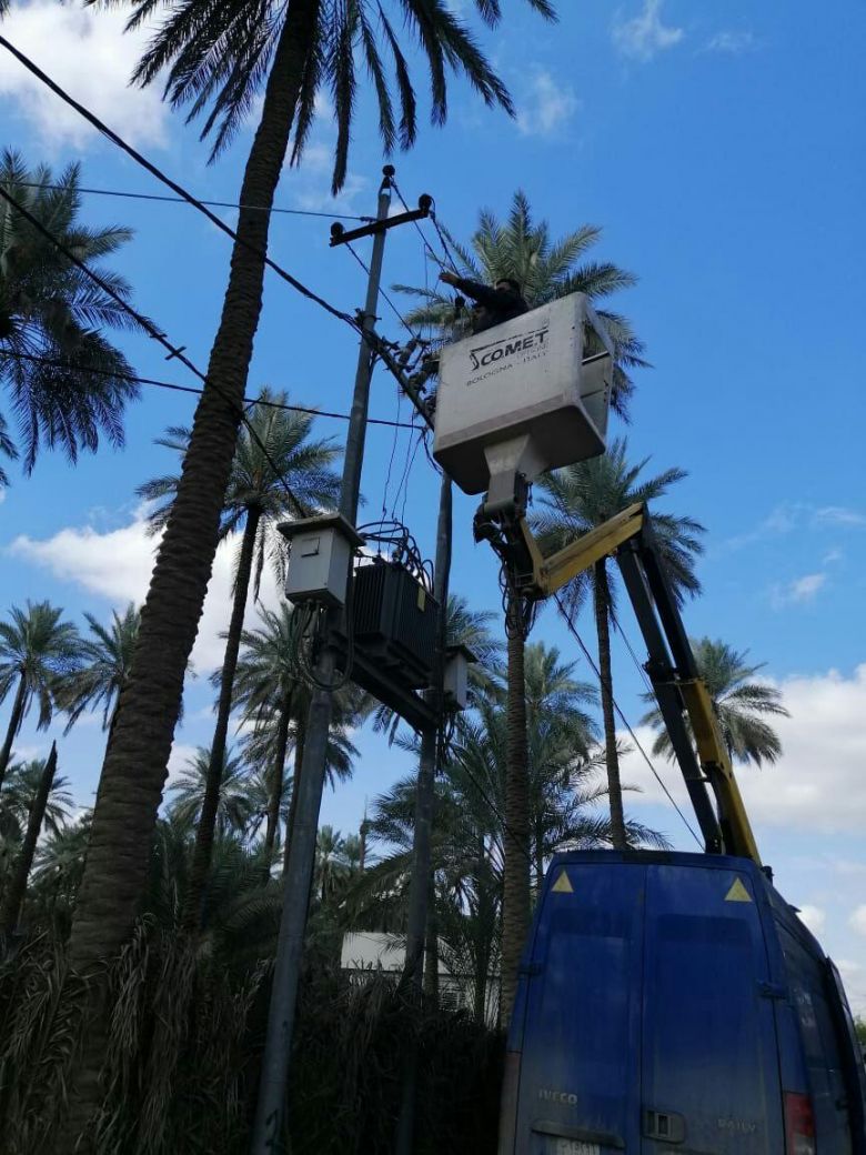 كهرباء كربلاء.. إجراء صيانة للأعطال الطارئة بسبب الأحوال الجوية