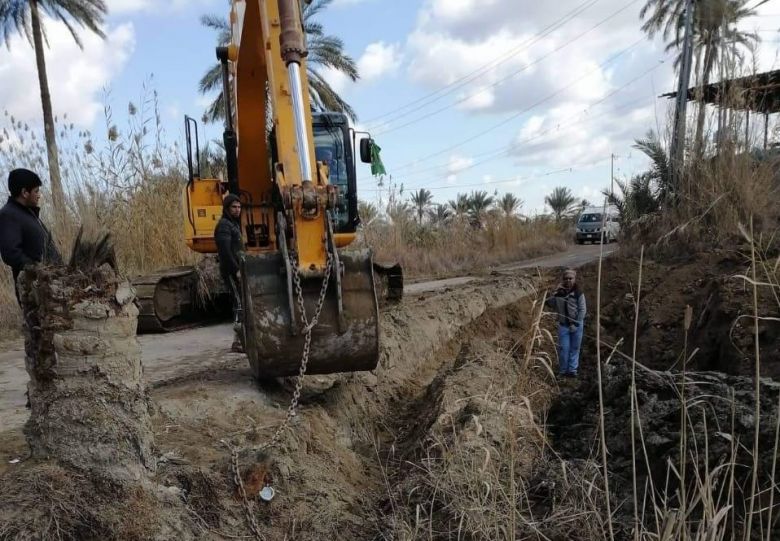 دائرة ماء الجدول الغربي تنفذ عدداً من أعمال الصيانة في القضاء