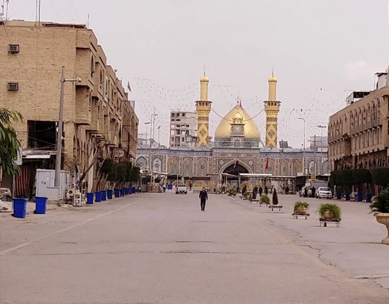 كيف بدت كربلاء في الساعات الاولى من الحظر؟