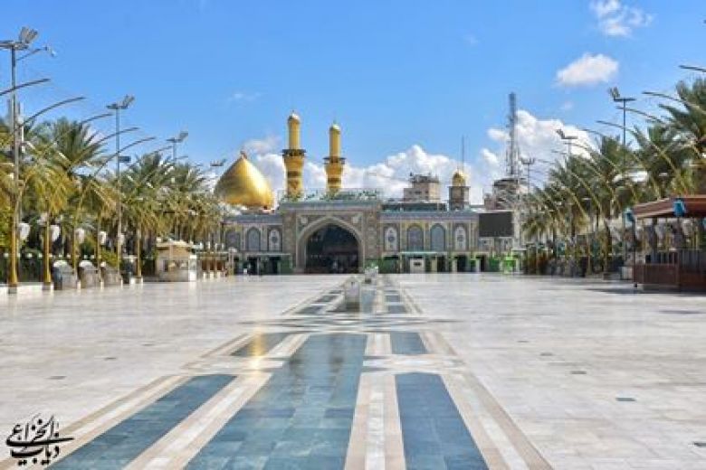 القوات الامنية وأهالي كربلاء يرفعون شعار (خليك بالبيت) للوقاية من فايروس كورونا