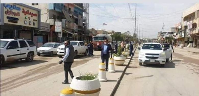 المنتجات النفطية تشارك بحملة تعفير وتعقيم قضاء الهندية