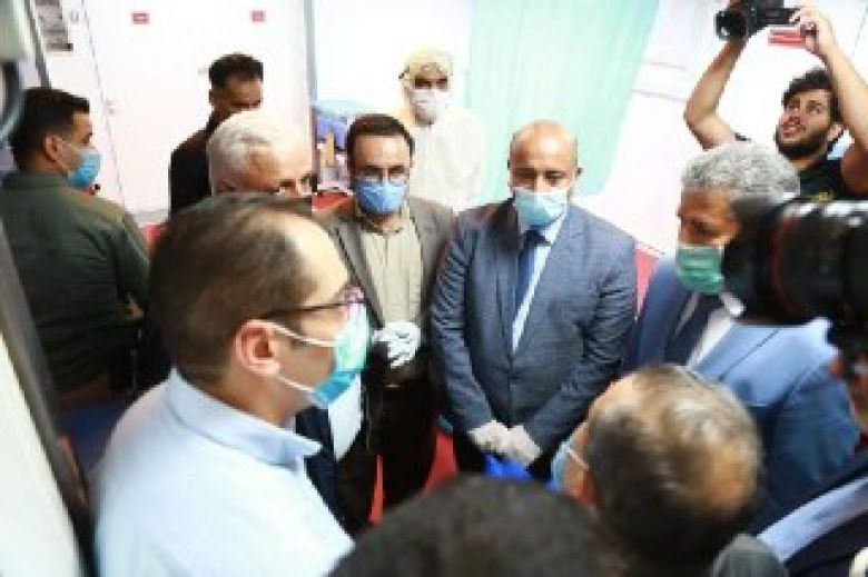 خلال افتتاحه (مستشفى الشهيد أبو مهدي المهندس)، محافظ كربلاء يبشر الأهالي بقرب اعلان المحافظة خالية من فيروس كورونا