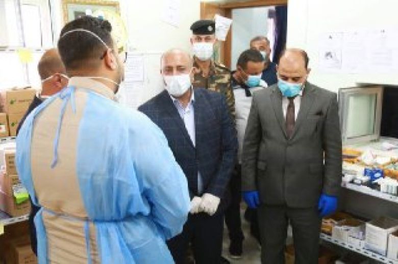 الخطابي يشرف على توزيع ١٢٨ قطع ارض في قضاء عين التمر غرب المحافظة ويطلع على الواقع الصحي