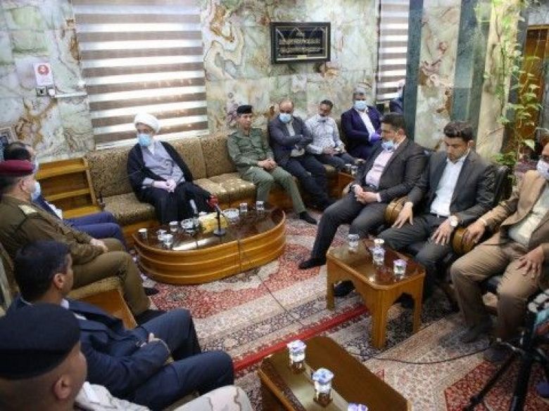 ممثل المرجعية الدينية العليا يستقبل وفداً من دائرة صحة كربلاء ويثمن جهود الكوادر الطبية