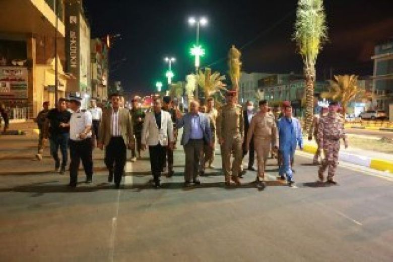 خلال جولاته اليومية، محافظ كربلاء المقدسة يؤكد على تقديم افضل الخدمات لاهالي المحافظة