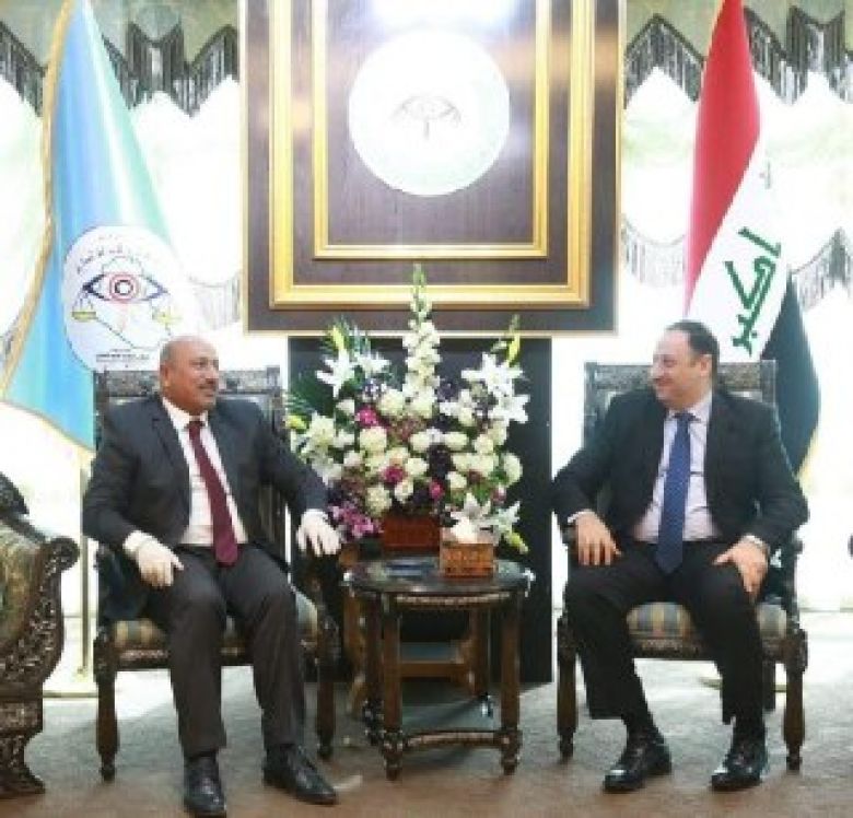 محافظ كربلاء المقدسة يهنئ رئيس ديوان الرقابة المالية ويؤكد على التعاون التام مع الديوان