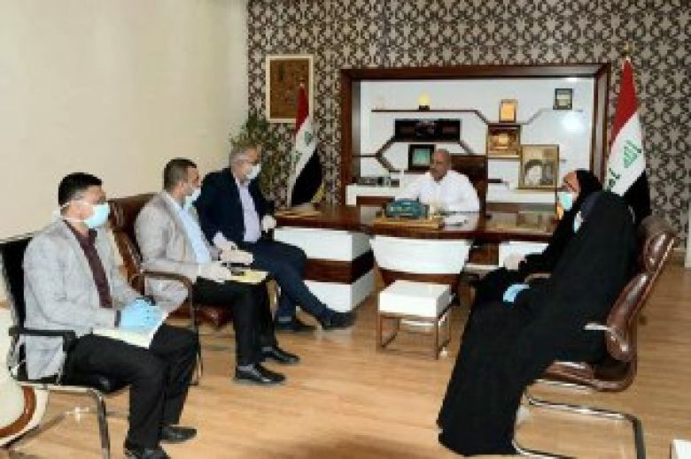 محافظ كربلاء المقدسة يوجه بتطوير (شارع قبلة الامام الحسين) وسط المدينة