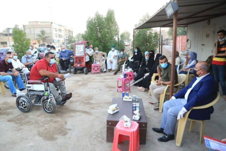 محافظ كربلاء المقدسة يزور جمعية المعاقين للإطلاع على احتياجاتهم