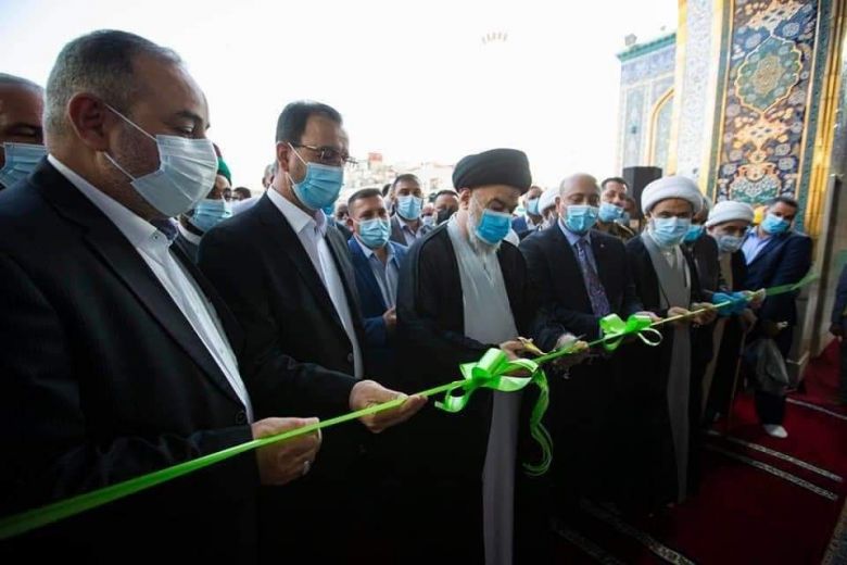 خلال افتتاحه مشروع توسعة بوابة مرقد أبي الفضل العباس، محافظ كربلاء المقدسة يشيد باطروحة السيد الصافي