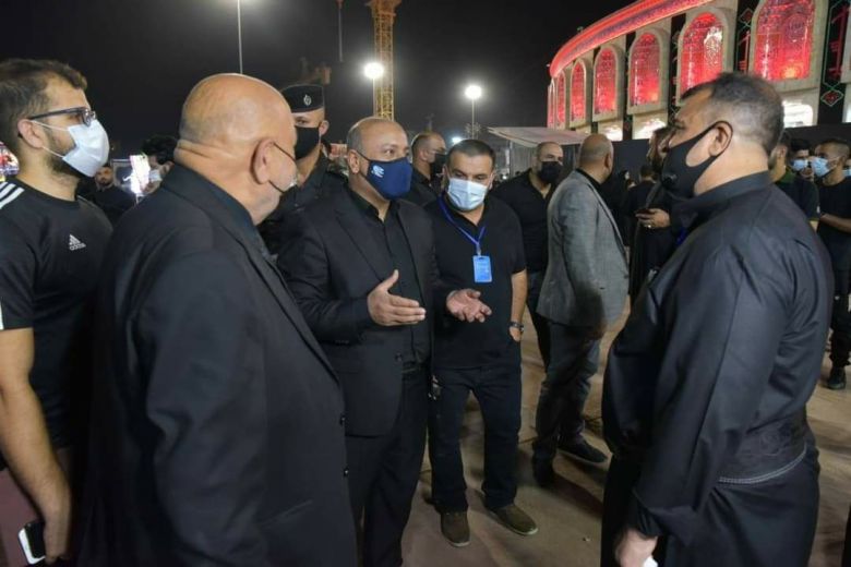 محافظ كربلاء المقدسة يتابع سير الخطة الخدمية للكهرباء إثناء زيارة العاشر من محرم في المحافظة