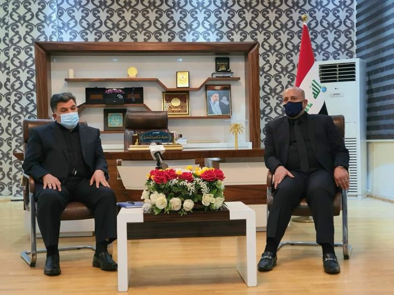 الخطابي يستقبل وكيل وزير النفط للتنسيق المشترك خدمة لاهالي كربلاء