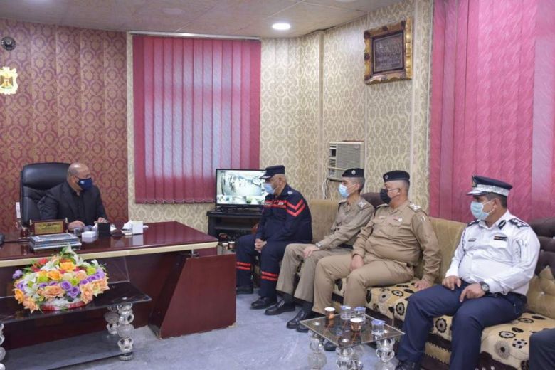 محافظ كربلاء المقدسة يزور قضاء الهندية ويطلع على الخطة الأمنية والخدمية لعزاء طويريج