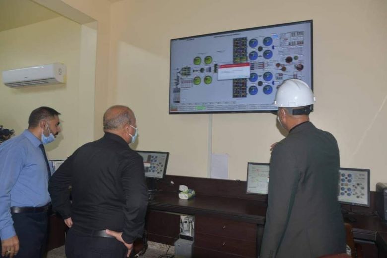 بالصور:محافظ كربلاء المقدسة يزور دائرة المجاري ويشرف على مشروع معالجة يعد الاول في العراق