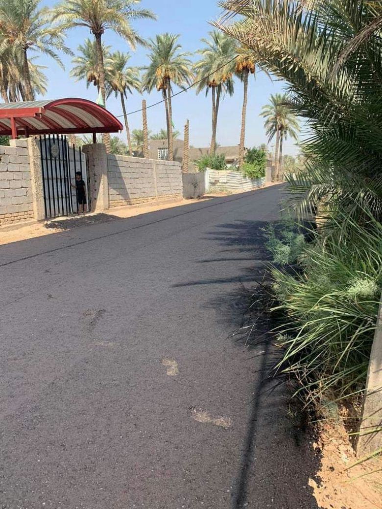 مديرية طرق وجسور كربلاء المقدسه تشرف على عدد من الطرق في ناحية الخيرات