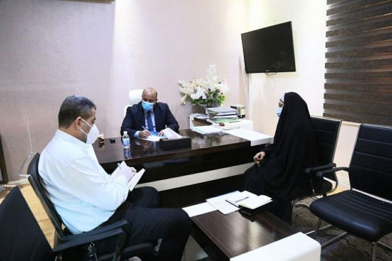 للنهوض بالواقع السكني في المحافظة، الخطابي يلتقي بمدير صندوق الاسكان في كربلاء