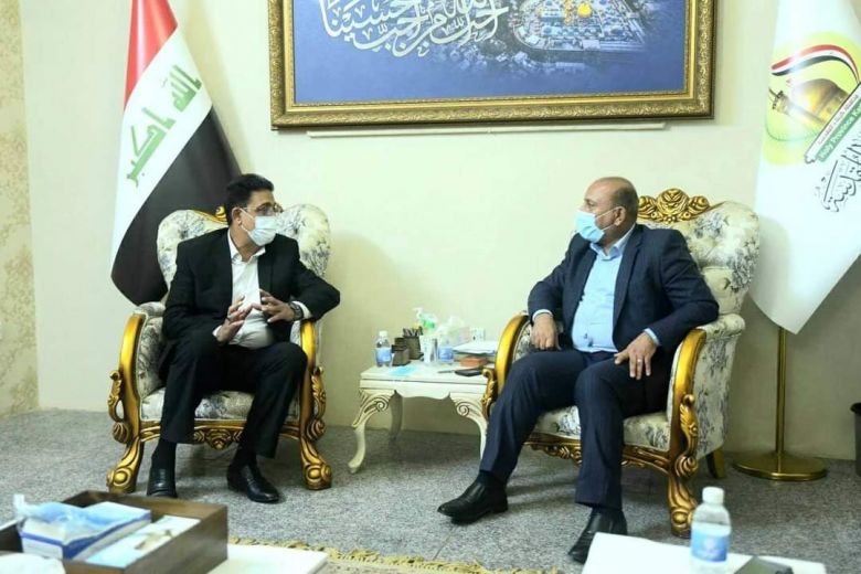 الخطابي يلتقي رئيس وأعضاء الهيأة الإدارية لنادي كربلاء ويؤكد على ضرورة دعم النادي للدوري الممتاز