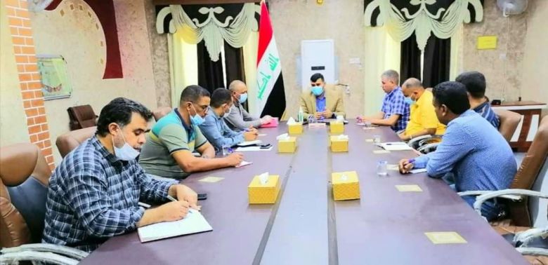 قضاء الهندية يقرر الاعتماد على الايراد المحلي للدوائر والتركيز على عمل الموظفين في المرحلة القادمة