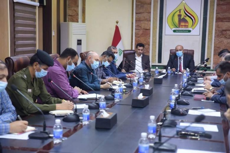 محافظ كربلاء المقدسة المهندس يترأس اجتماع المجلس البيئي لمناقشة أهم المشاريع