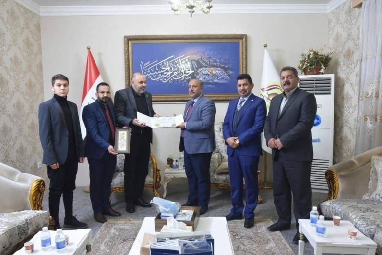 بالوثيقة: ادارة المتحف الحسيني تقدم شكرها لمحافظ كربلاء المقدسة والخطابي يؤكد دعمه لمشاريع العتبات