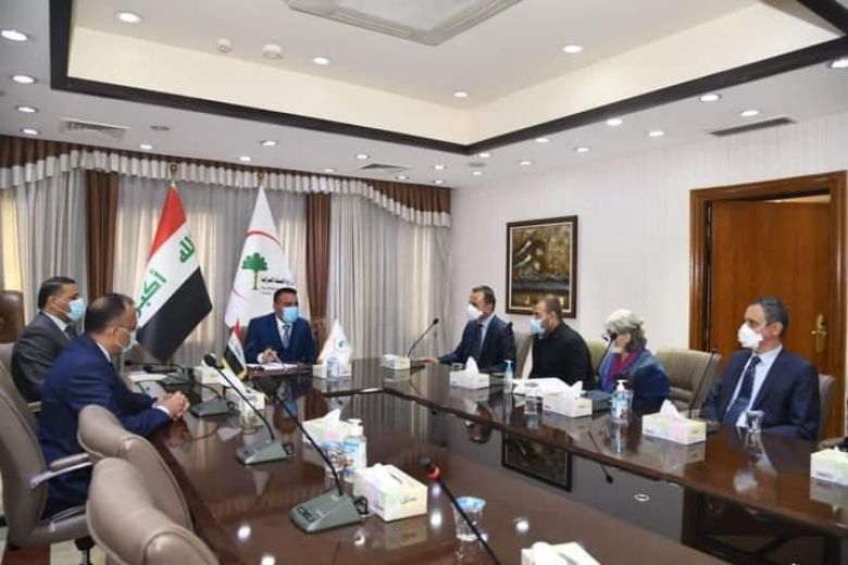 ملفات كربلاء الصحية على طاولة حوار وزير الصحة مع وفد الشركة التركية