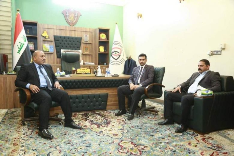 مديرية الامن الوطني في كربلاء تستقبل الخطابي وتشكره على مواقفه ودعمه المتواصل