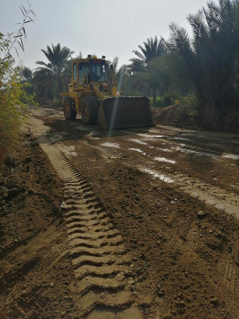 طرق وجسور كربلاء تشرف على مشروع طريق السواده في قضاء الحر