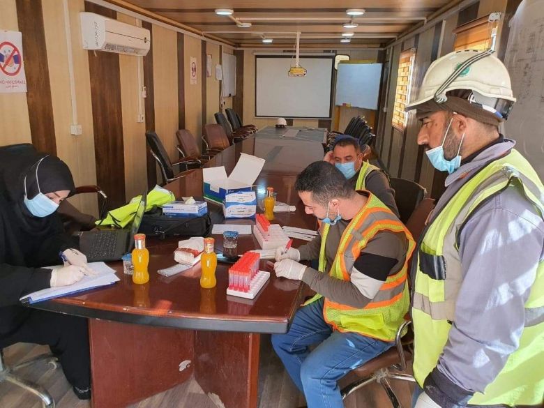 فريق مُشترك من قطاع الهندية يطلع  على الإجراءات المُتخَذة للوقاية من 
