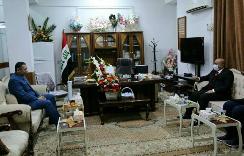 محافظ كربلاء المقدسة يقدم التهاني للقاضي رحيم نومان الياسري لتسمنه منصب رئيس محكمة كربلاء