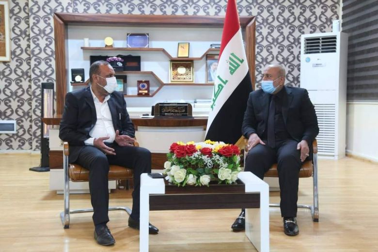 محافظ كربلاء المقدسة يستقبل محافظ النجف الاشرف للتباحث حول اليات التعاون الخدمية والأمنية بين المحافظتين