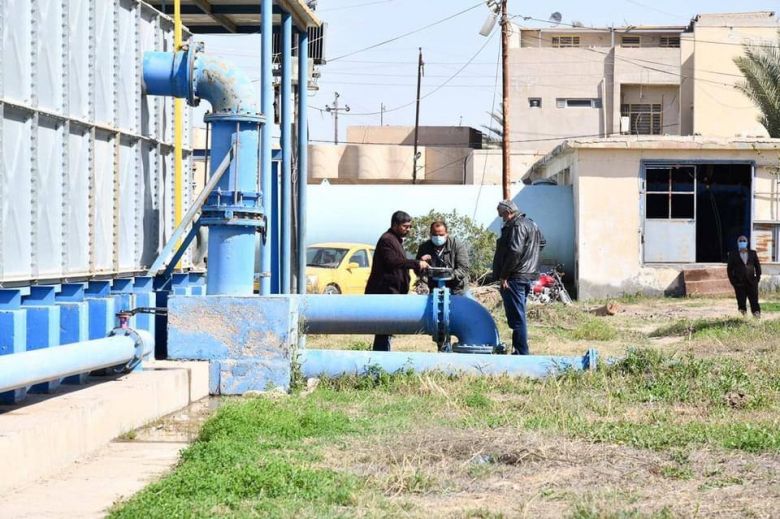 مديرية ماء كربلاء المقدسة تبدأ حملة لصيانة وتأهيل مشروع الصافي القديم