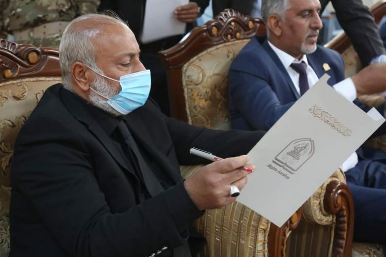 الخطابي يزور كلية الهندسة بجامعة كربلاء للاطلاع على تصاميم مداخل المحافظة الخارجية