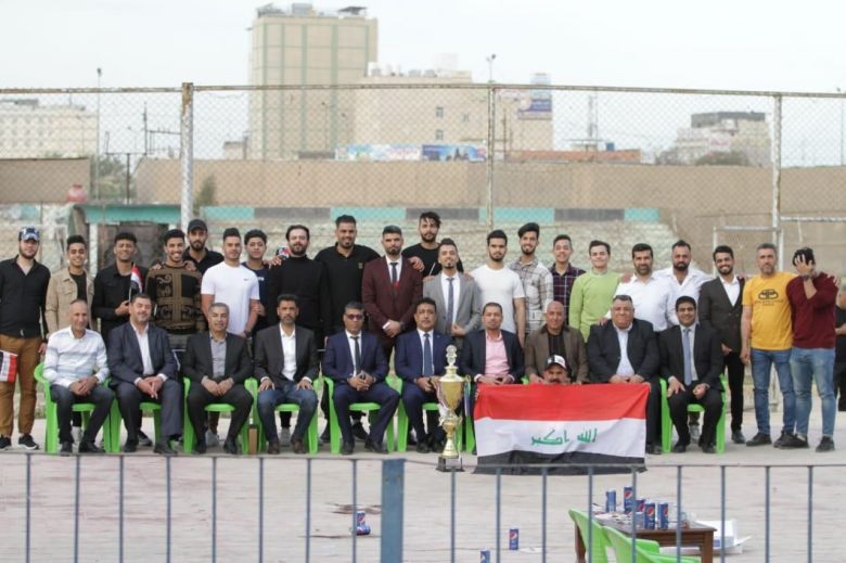 بالصور:ادارة نادي كربلاء تحتفي بانجاز سواعد العميد