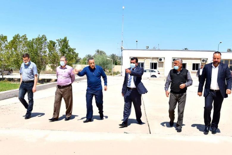 المهندس محمد فاضل النصراوي يزور مشاريع الماء في قضاء الهندية