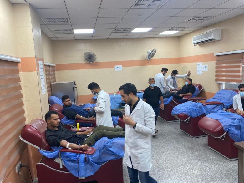 حملة تبرع بالدم في كربلاء تكريماً لدم الشهيد عبير الخفاجي