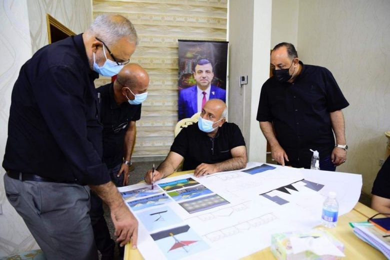 بالصور/محافظ كربلاء المقدسة يكشف عن مخطط عصري جديد لاحد مداخل المحافظة