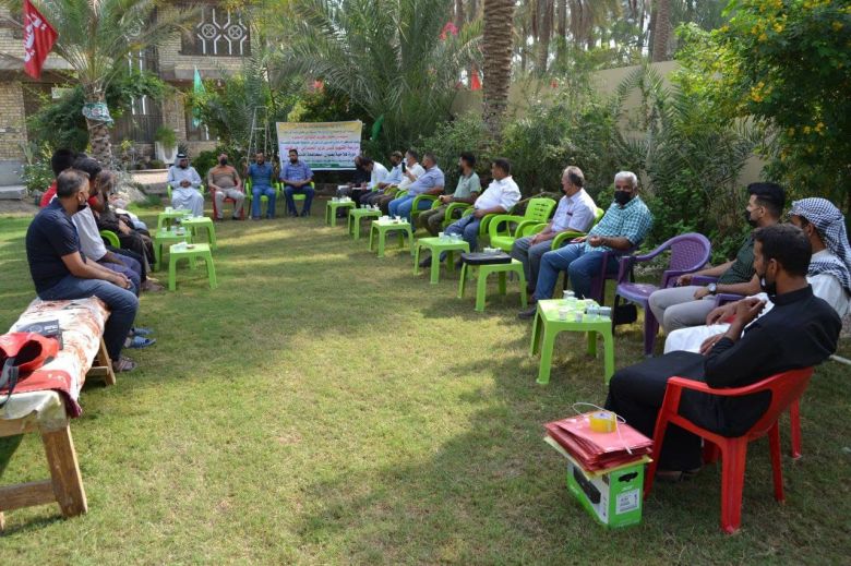 (مكافحة افات النخيل) دورة فلاحية في بساتين كربلاء