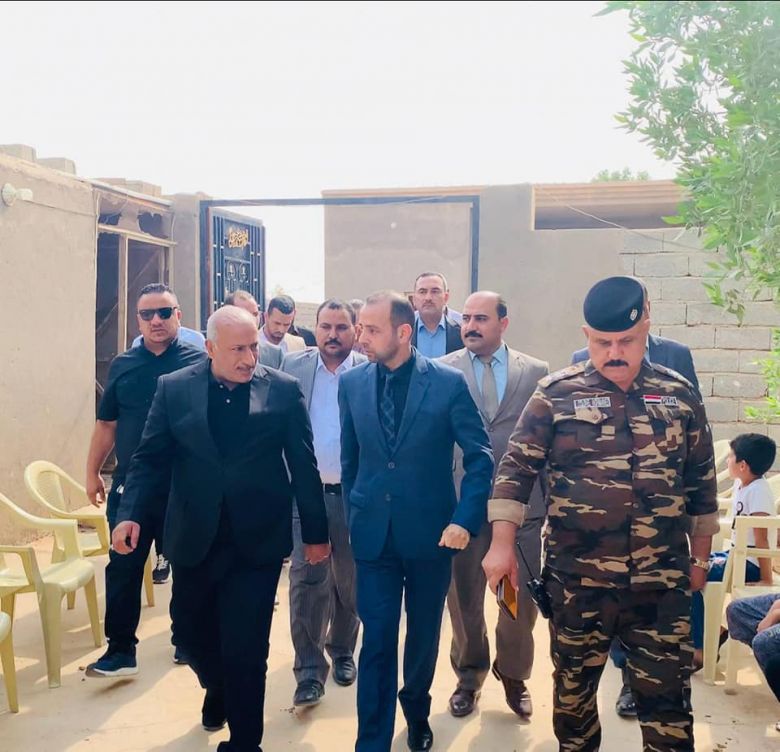 توزيع قطع اراضي لأهالي القضاء ومشاريع اخرى ناقشها الخطابي خلال زيارته عين التمر