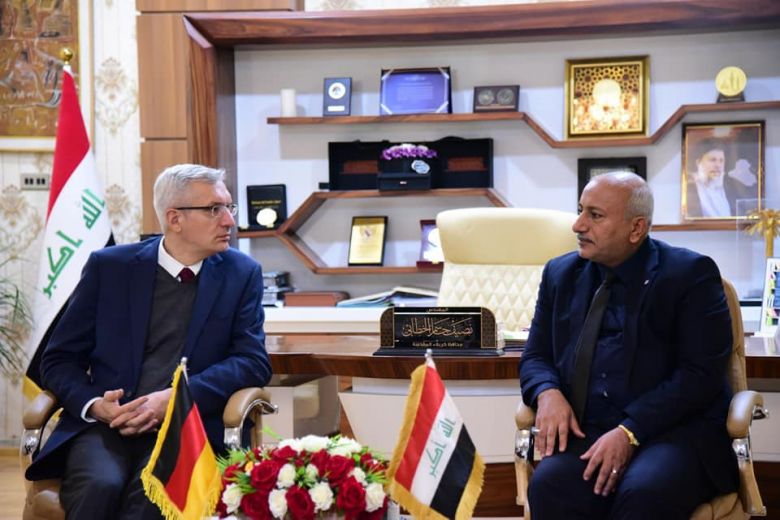 محافظ كربلاء المقدسة يستقبل  السفير الالماني في العراق