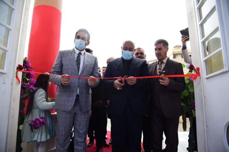 محافظ كربلاء المقدسة يفتتح دائرة الضريبة بعد اكمال انجازها