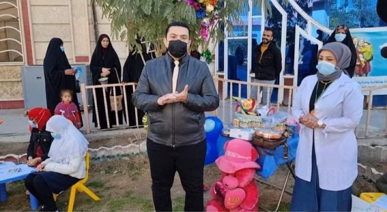 بالصور/مستشفى كربلاء التعليمي للأطفال تحتفل باليوم الوطني للتحصين