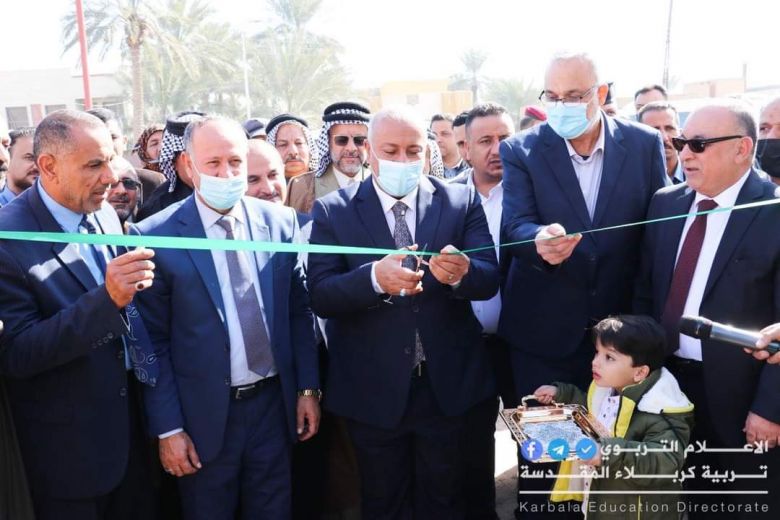 الخطابي يفتتح مدرسة جديدة في قضاء الجدول الغربي