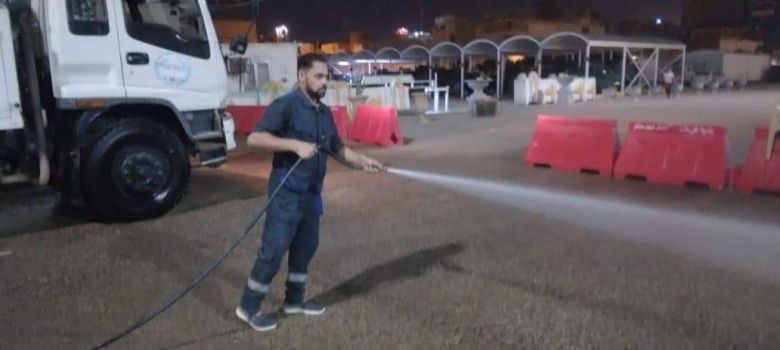 بحلول عيد الفطر.. المجاري تباشر بحملة تنظيفات لمداخل كربلاء