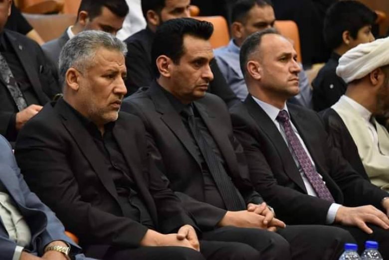 الفتلاوي والميالي يجددان العزاء بحضور أربعين الفقيه مازن الكربلائي