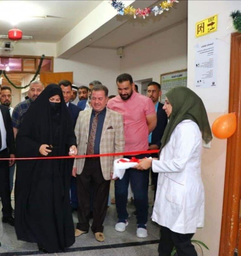 إفتتاح وحدة الغسل الكلوي الدموي في قضاء عين التمر بكربلاء