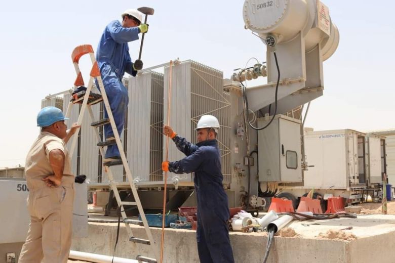كربلاء تعلن عن دخول محطة كهرباء في الجدول الغربي