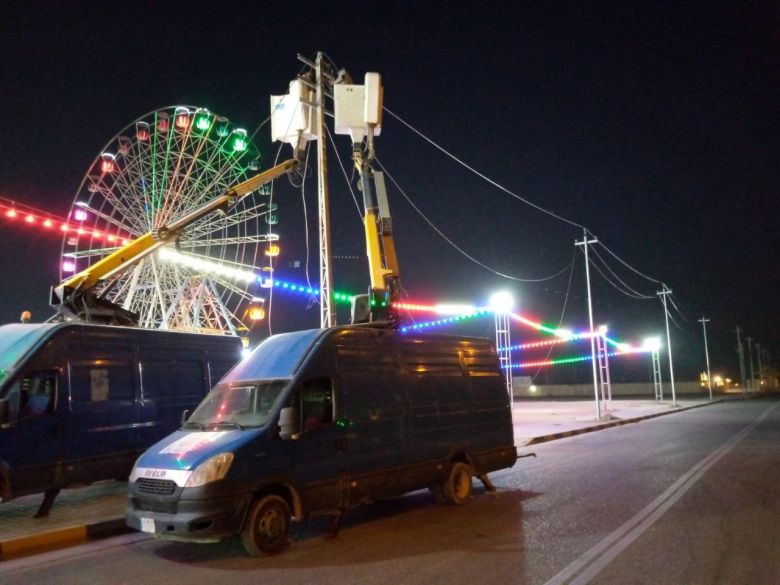 استعدادا لزيارة عاشوراء.. كهرباء كربلاء تنجز اعمال المرحلة الاولى من مشروع انارة باب طويريج