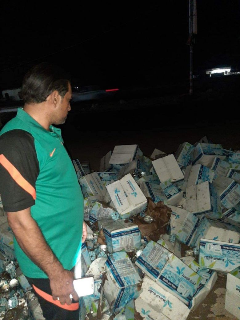 صحة كربلاء تمنع دخول أكثر من ( 1600 ) كارتون ماء مُنتهي الصلاحية